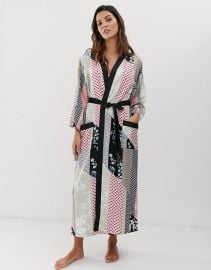 Lindex Ella M long tile print kimono   ASOS at Asos